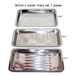 Hollow scalers trays